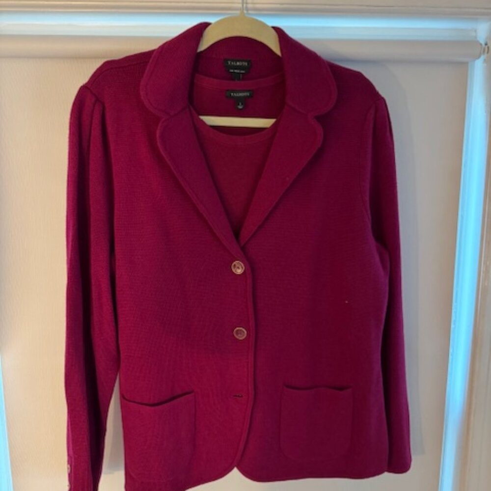 Talbots Marino Wool Twin Set